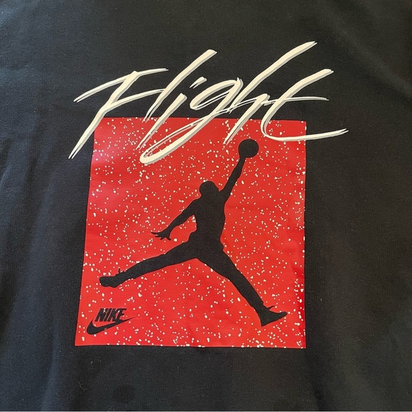 Vintage 90s Nike Flight Air Jordan Jumpman Sweatshirt Crew Neck - Picture 3 of 9